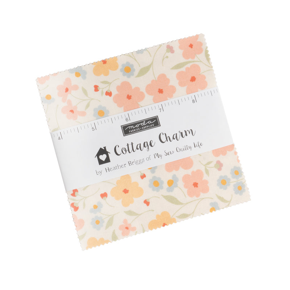 Cottage Charm patterned cotton quilting fabric by Moda