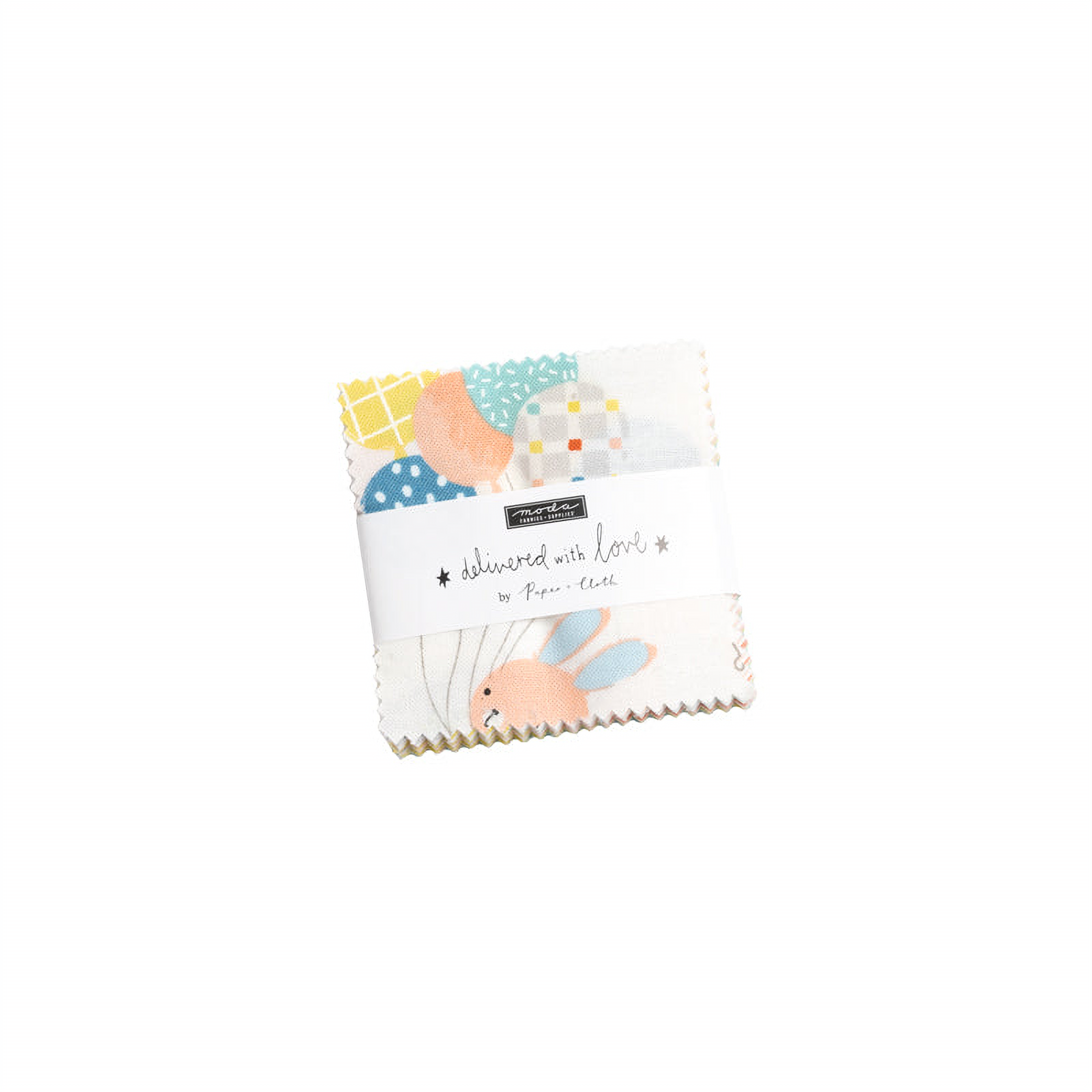 Delivered With Love patterned cotton quilting fabric by Moda