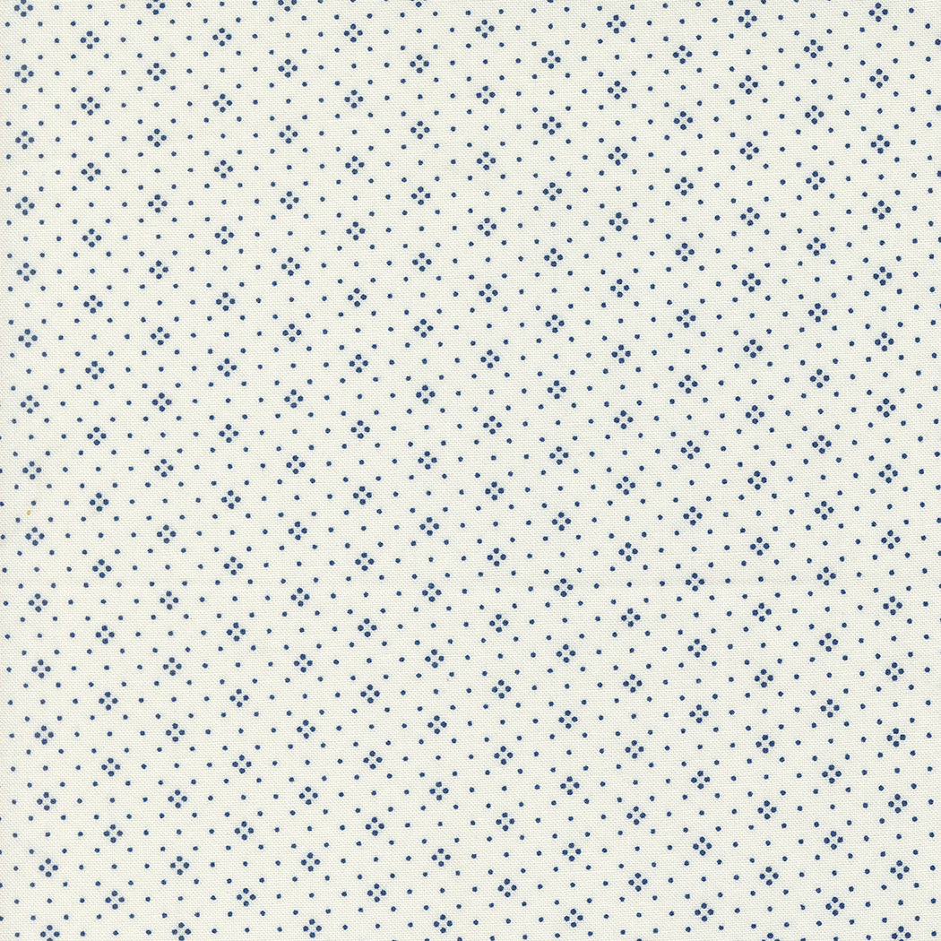 Denim & Daisies patterned cotton quilting fabric by Moda