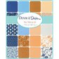 Denim & Daisies patterned cotton quilting fabric by Moda