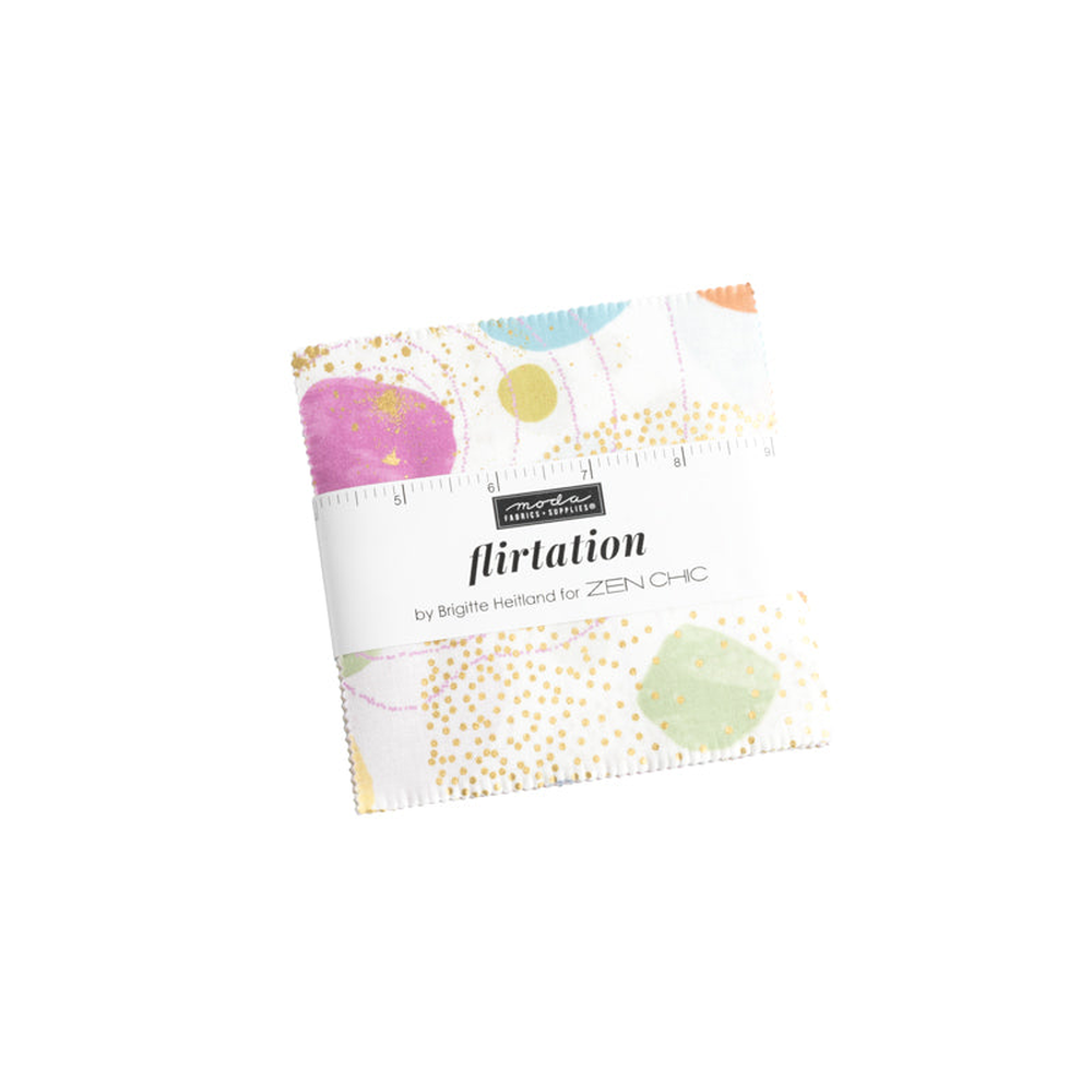 Flirtation patterned cotton quilting fabric by Moda