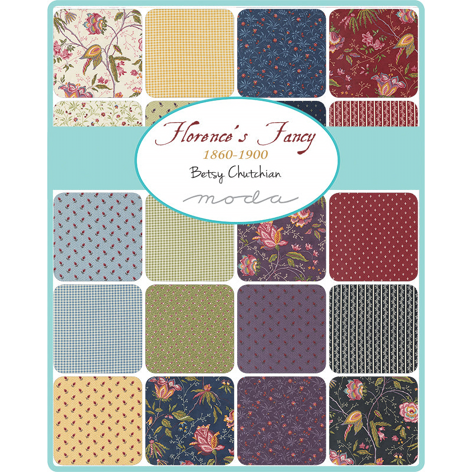 Florence's Fancy patterned cotton quilting fabric by Moda