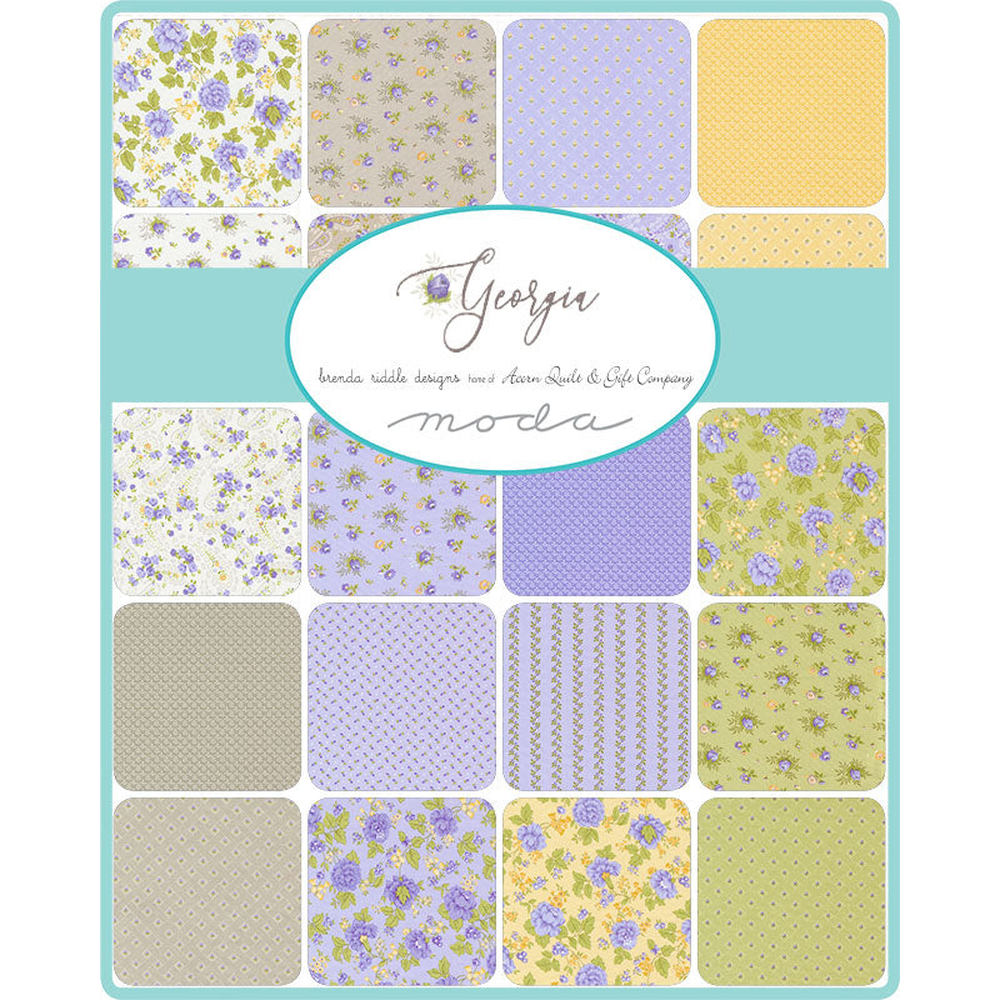 Georgia patterned cotton quilting fabric by Moda