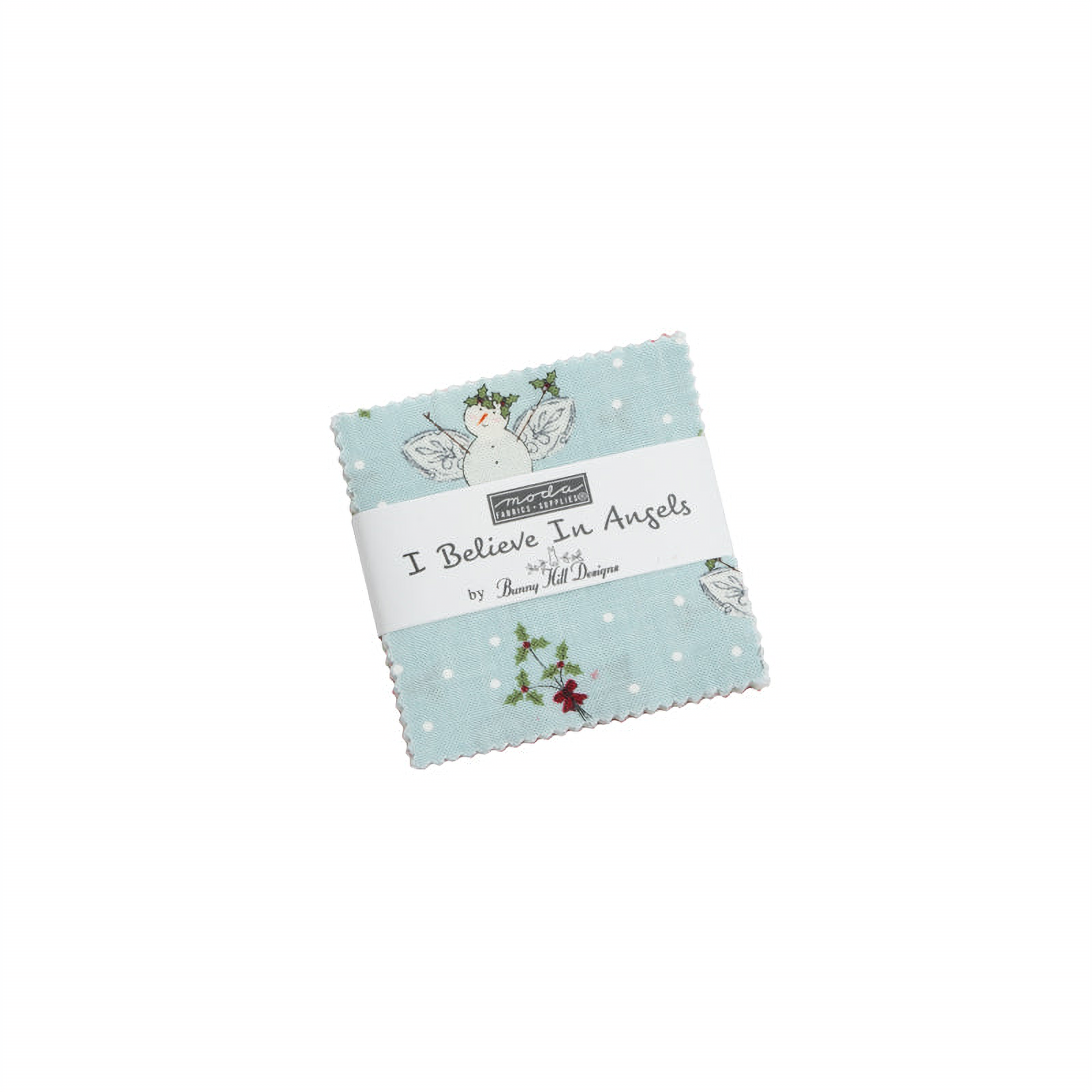 I Believe In Angels patterned cotton quilting fabric by Moda