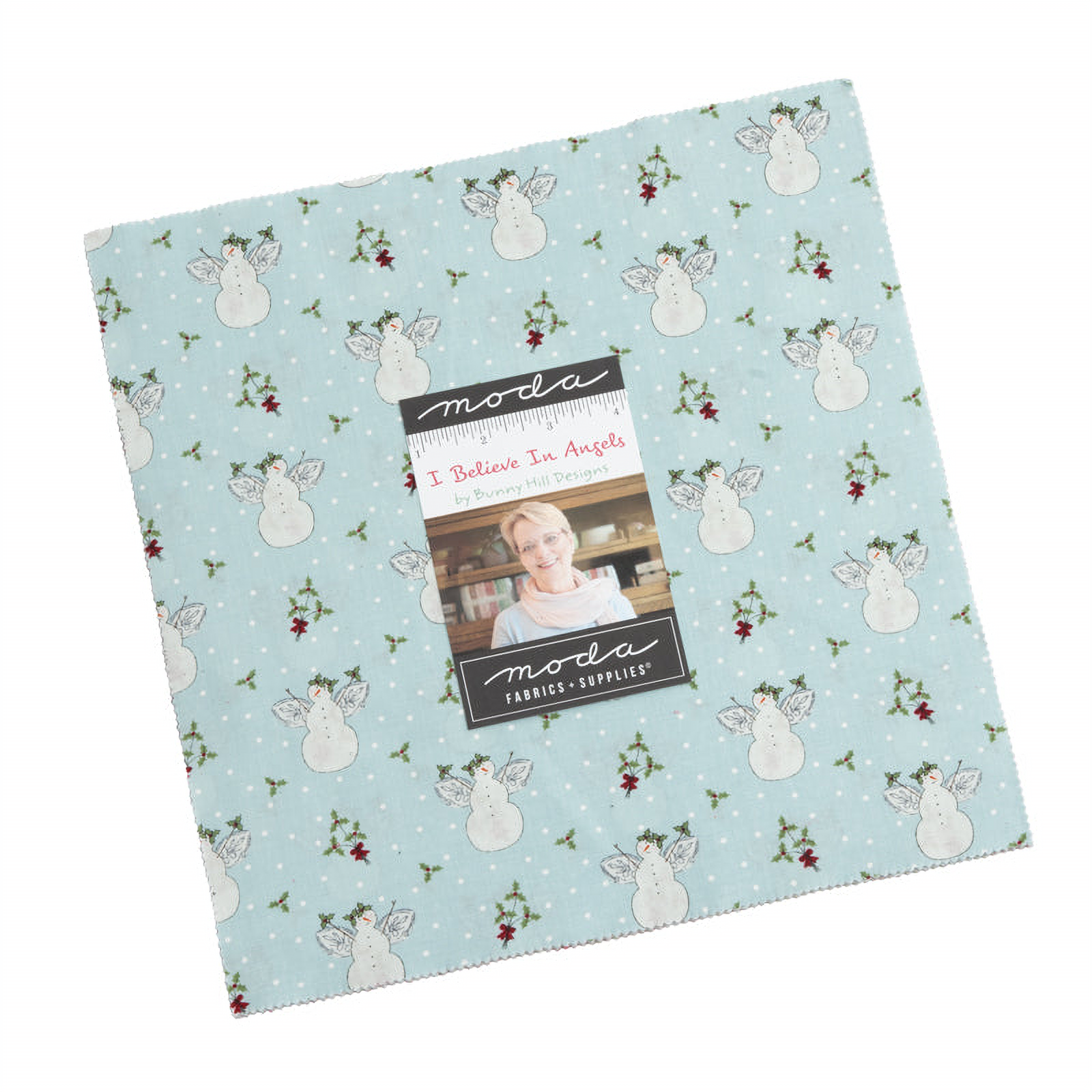 I Believe In Angels patterned cotton quilting fabric by Moda