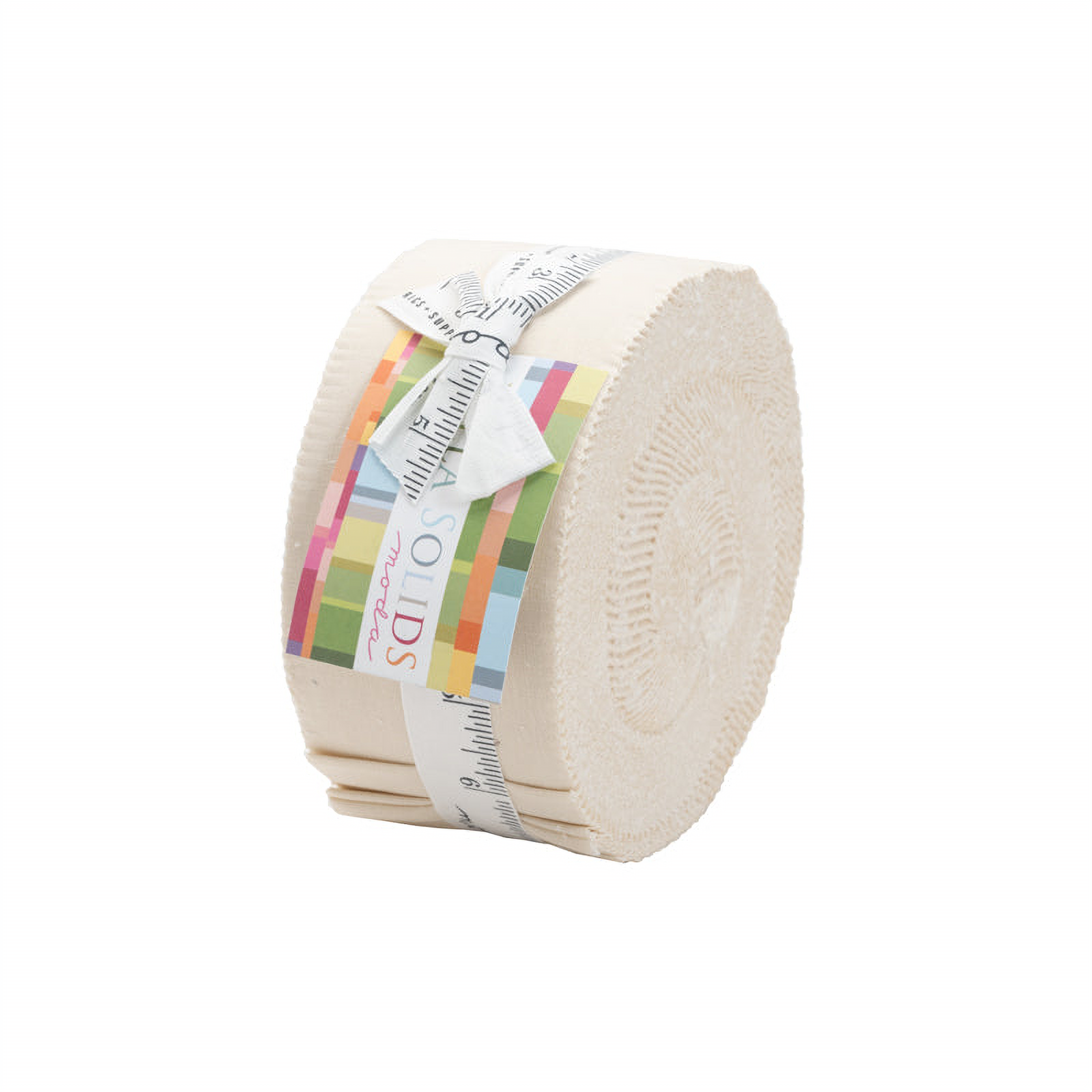 Moda Bella Solids Natural 12 solid cotton - jelly roll