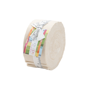 Moda Bella Solids Natural 12 solid cotton - jelly roll