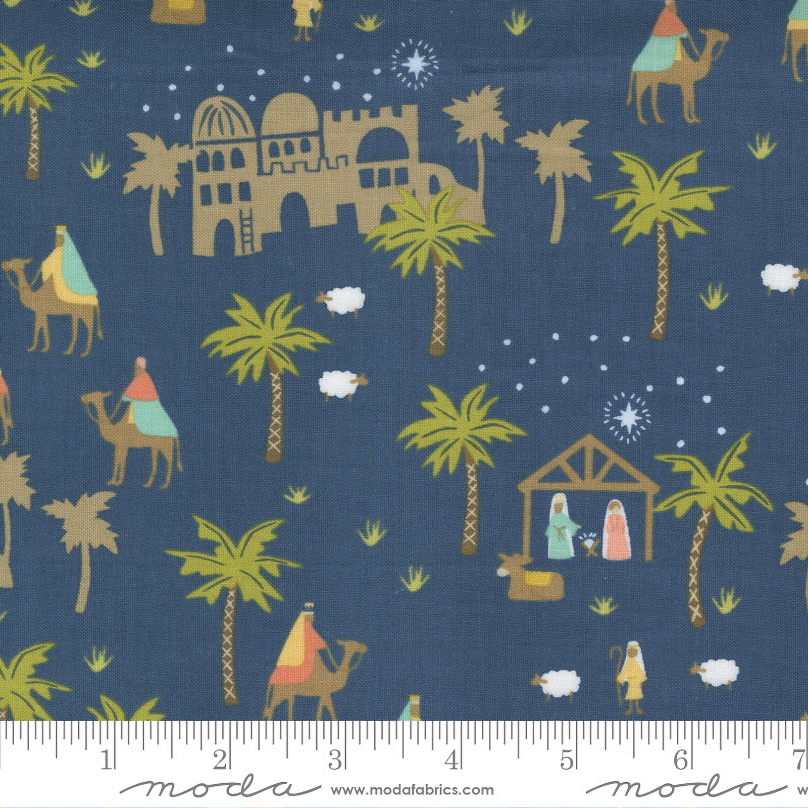 Joyful Joyful patterned cotton quilting fabric by Moda