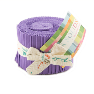 Moda Bella Solids Hyacinth 93 solid cotton - jelly roll
