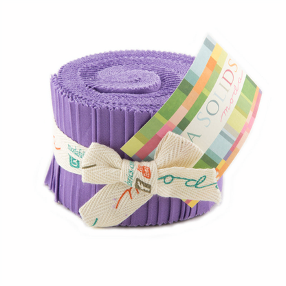 Moda Bella Solids Hyacinth 93 solid cotton - jelly roll