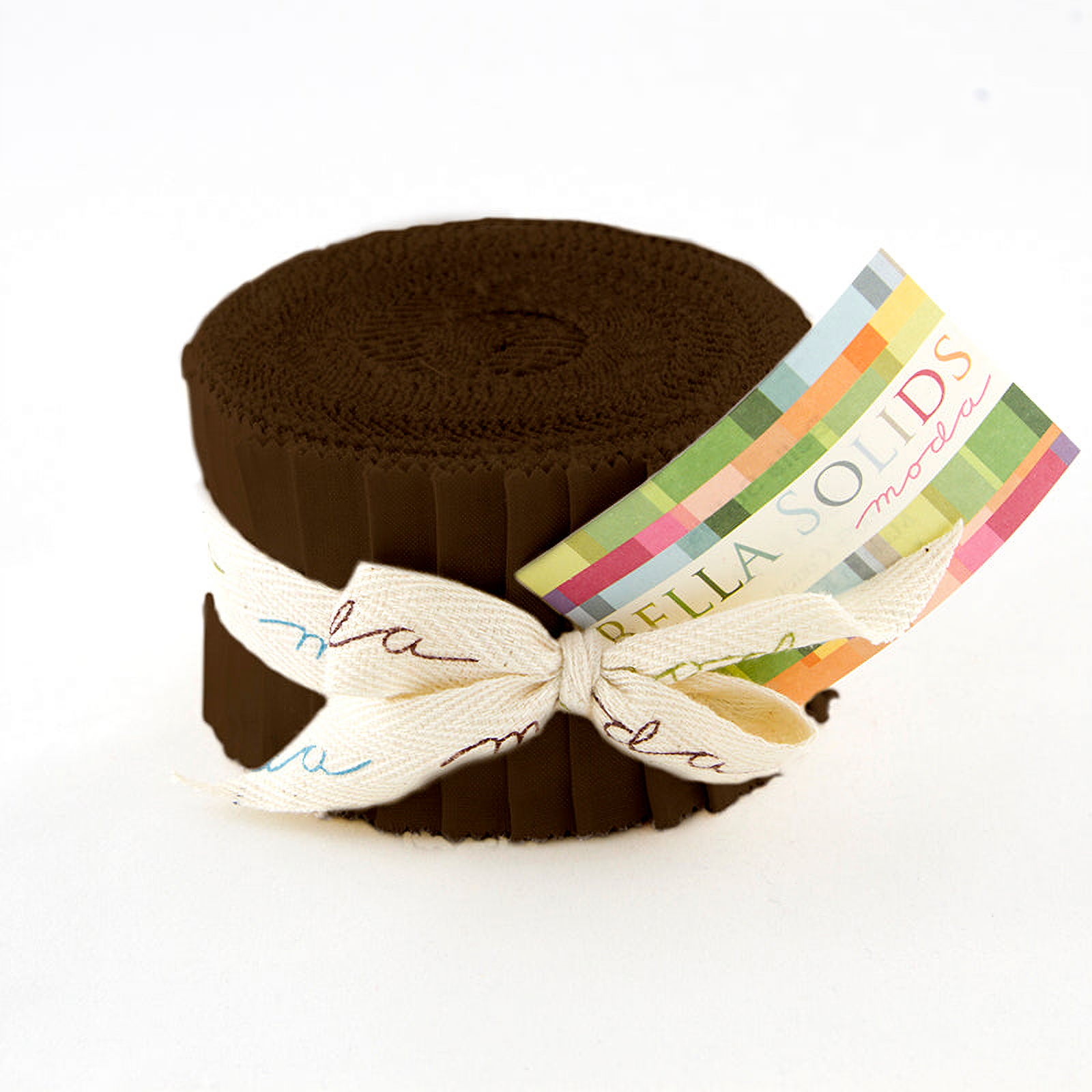 Moda Bella Solids Moda U Brown 71 solid cotton - jelly roll