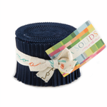 Moda Bella Solids Navy 20 solid cotton - jelly roll