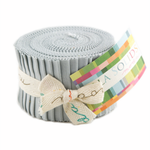 Moda Bella Solids Zen Grey 185 solid cotton - jelly roll