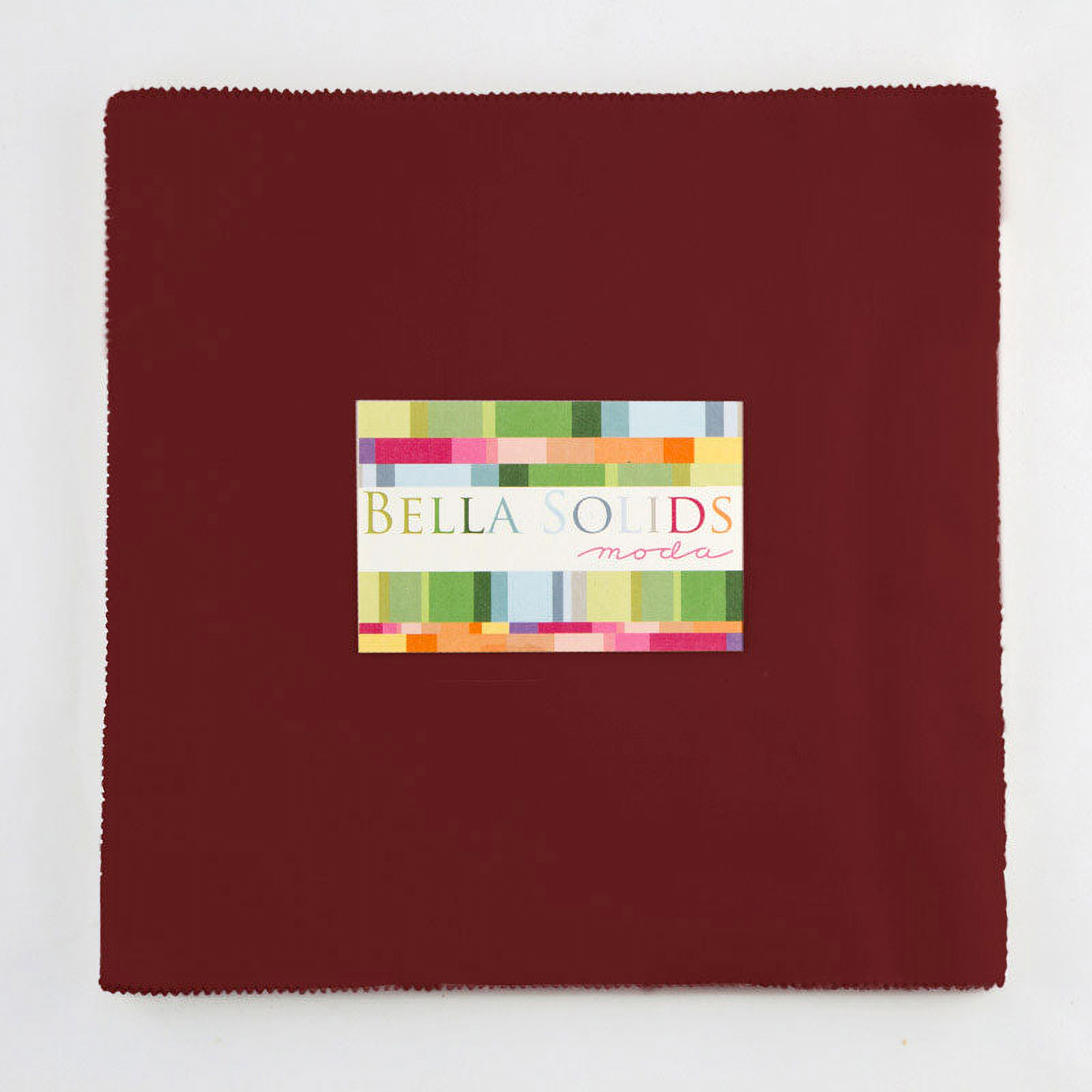 Moda Bella Solids Burgundy 18 solid cotton - layer cake
