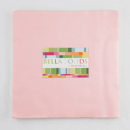 Moda Bella Solids Sister's Pink 145 solid cotton - layer cake