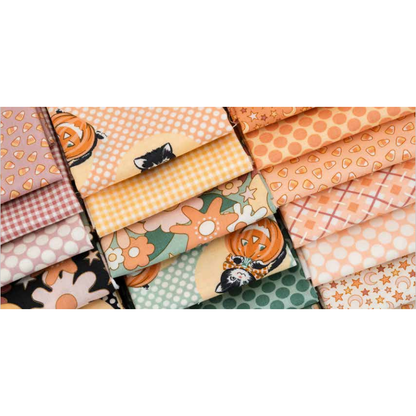 Kitty Corn patterned cotton quilting fabric by Moda