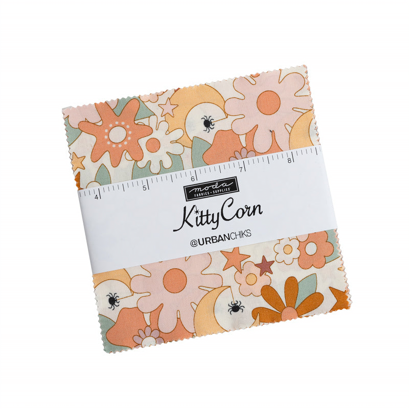 Kitty Corn patterned cotton quilting fabric by Moda