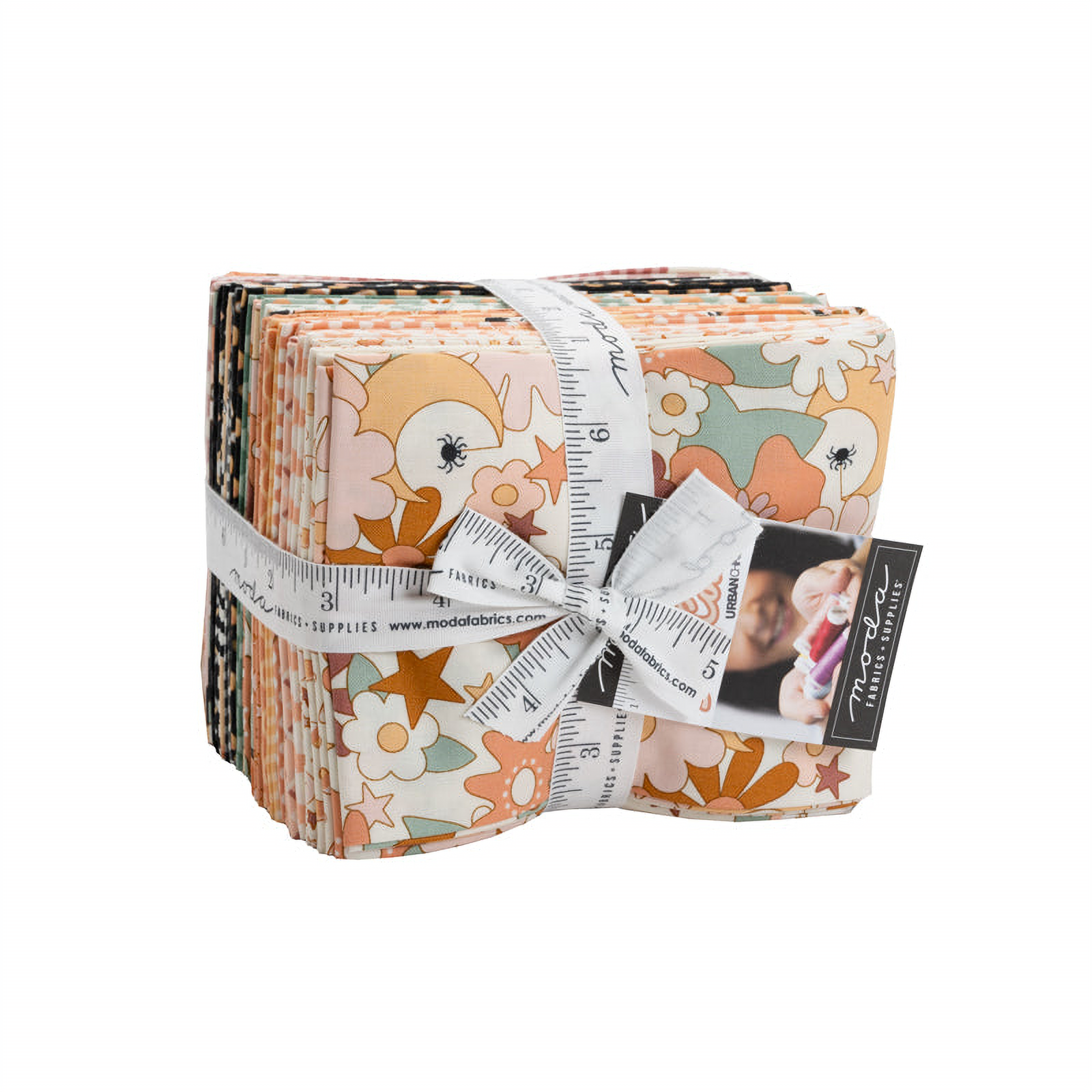 Kitty Corn patterned cotton quilting fabric by Moda