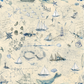 Longshore patterned cotton quilting fabric by Moda