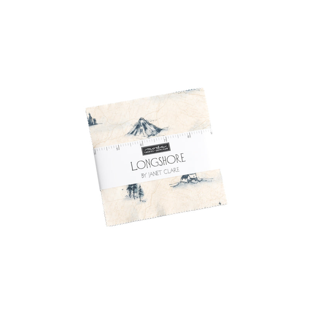 Longshore patterned cotton quilting fabric by Moda