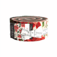 Merry Manor Metallic patterned cotton quilting fabric by Moda