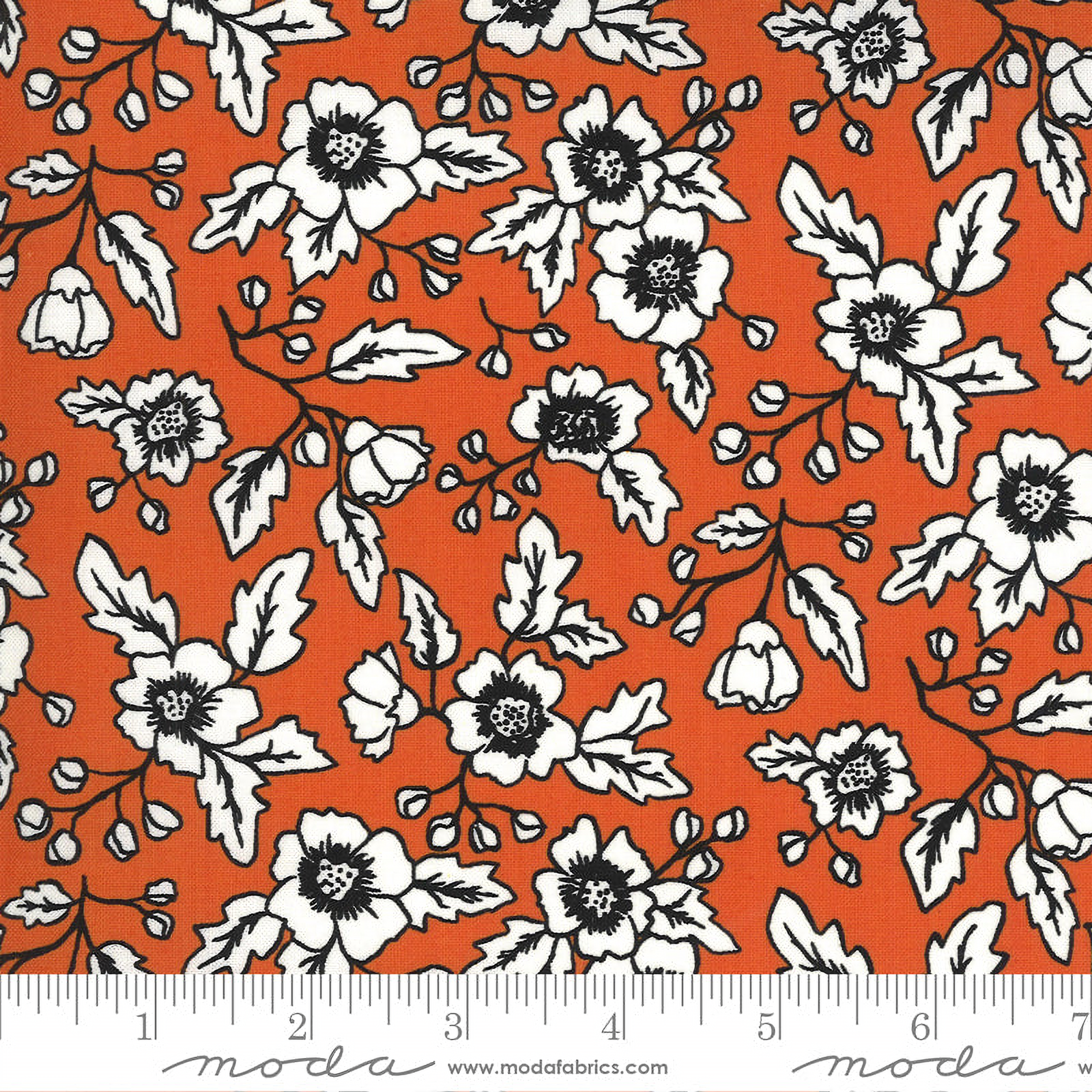 Midnight Magic II patterned cotton quilting fabric by Moda