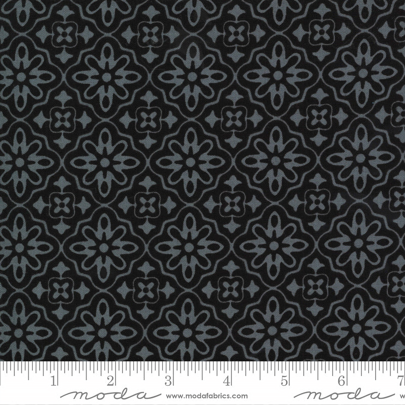 Midnight Magic II patterned cotton quilting fabric by Moda
