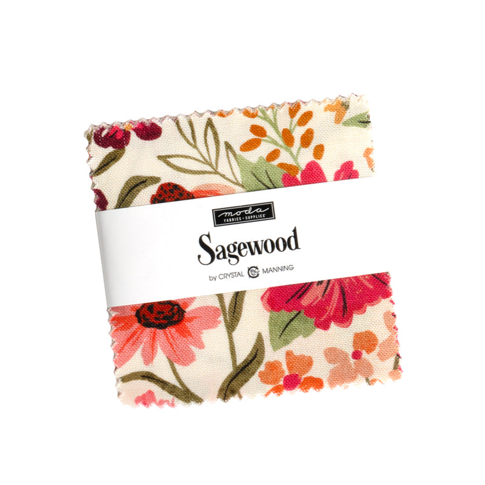 Sagewood patterned cotton quilting fabric by Moda
