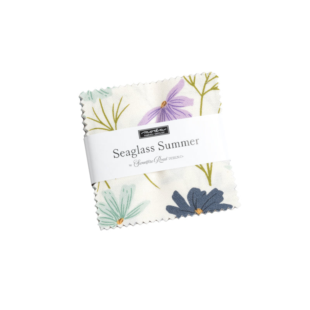 Seaglass Summer patterned cotton quilting fabric by Moda