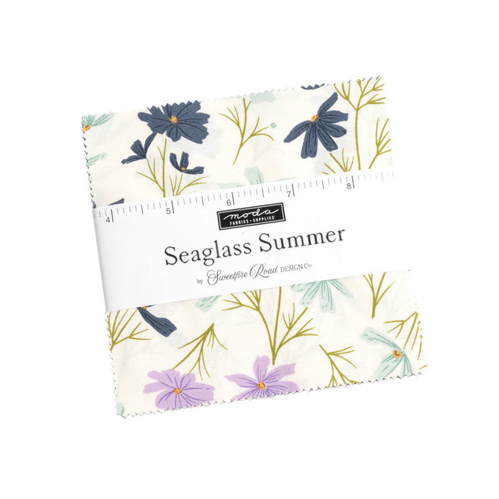 Seaglass Summer patterned cotton quilting fabric by Moda