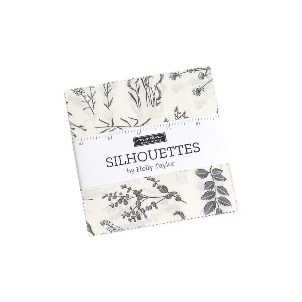 Silhouettes patterned cotton quilting fabric by Moda