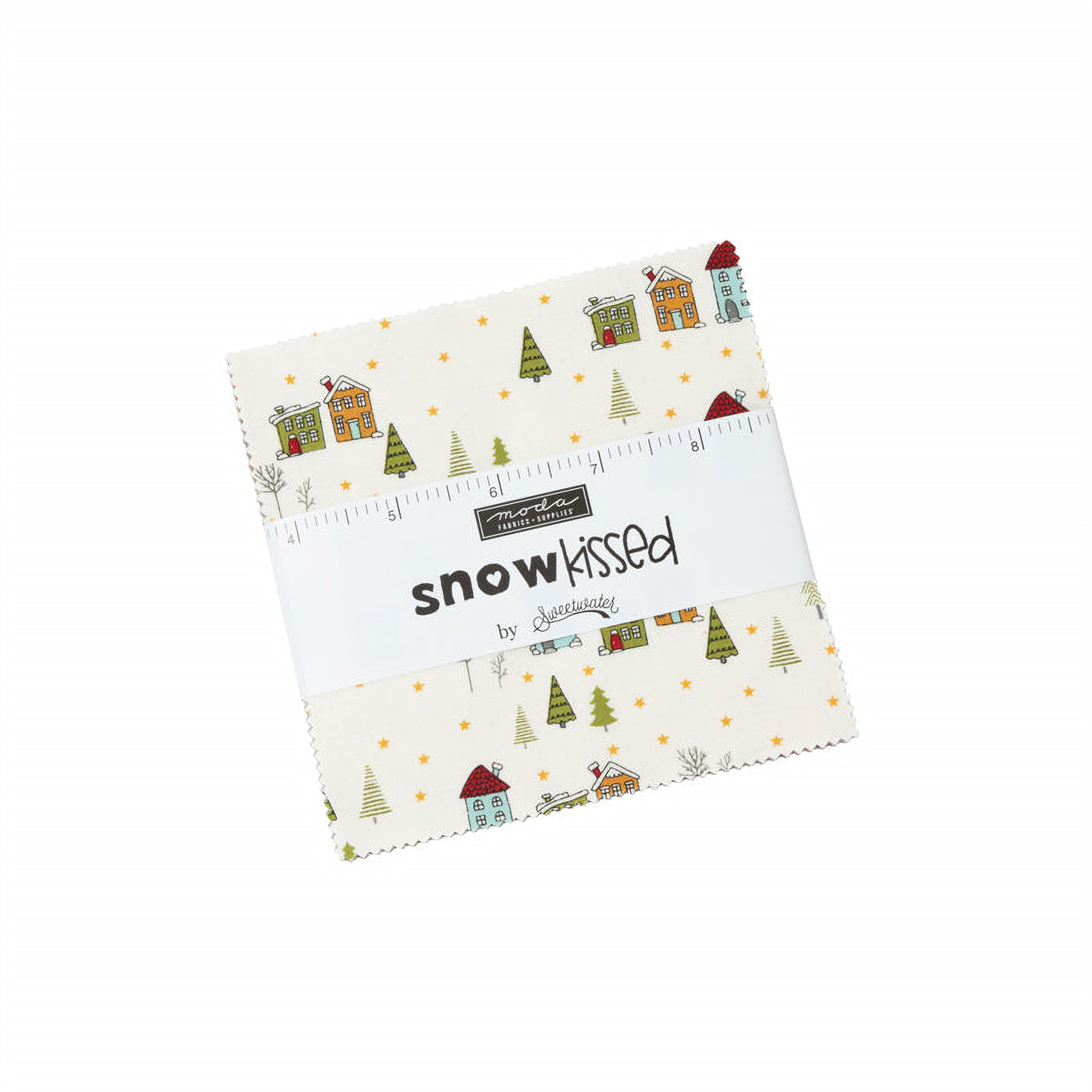 Snowkissed patterned cotton quilting fabric by Moda