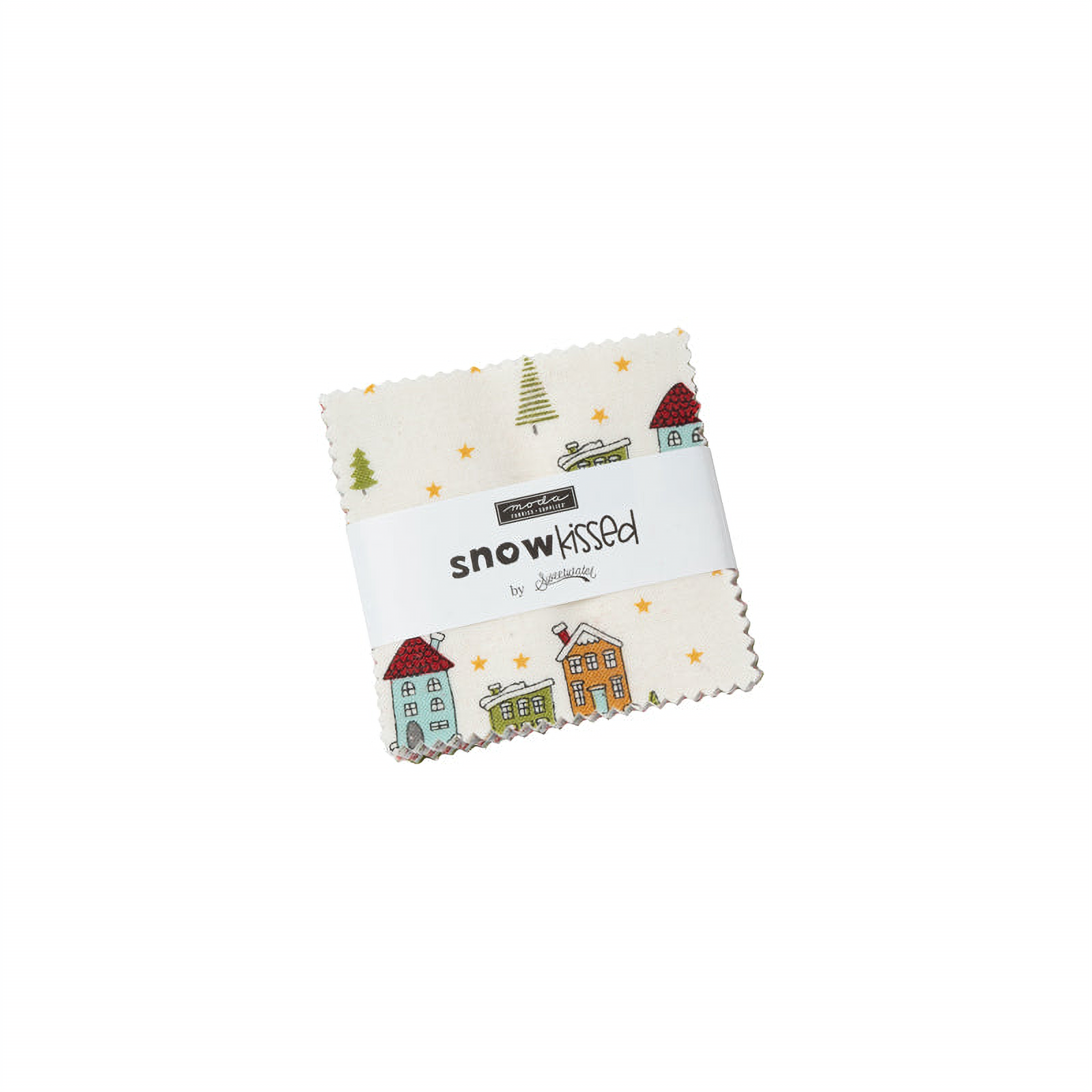 Snowkissed patterned cotton quilting fabric by Moda