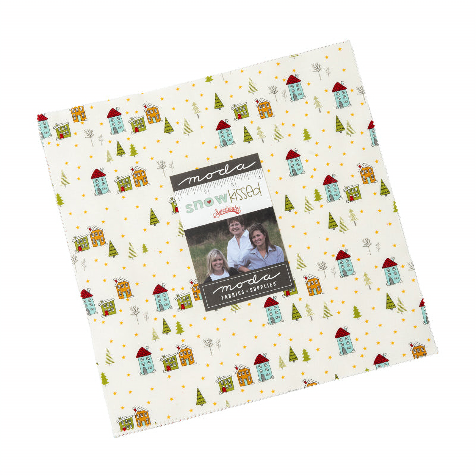 Snowkissed patterned cotton quilting fabric by Moda