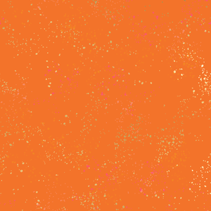 Speckled Burnt Metallic Orange 98M patterned cotton quilting fabric by Moda