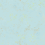 Speckled Metallic Polar 101M patterned cotton quilting fabric by Moda