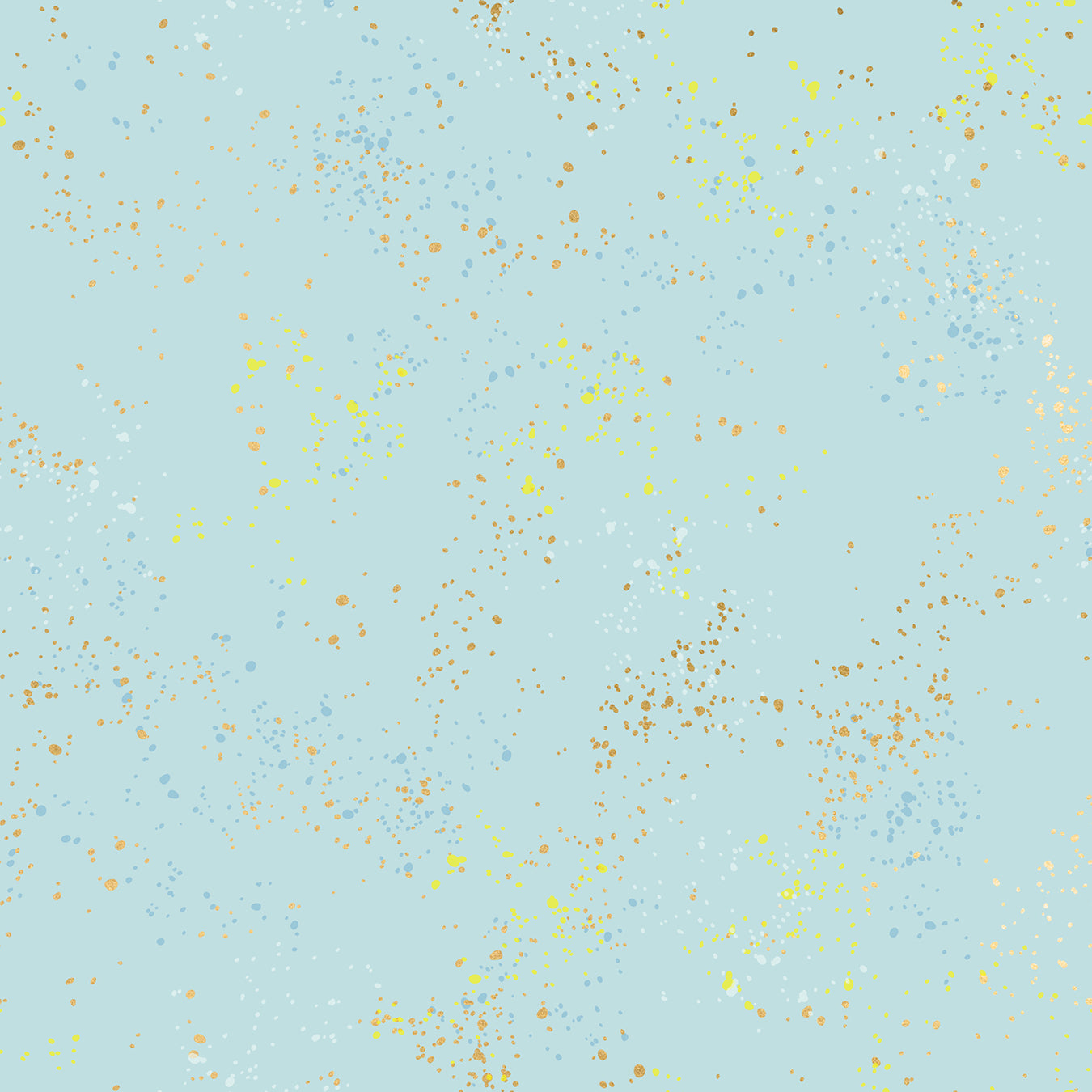 Speckled Metallic Polar 101M patterned cotton quilting fabric by Moda