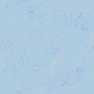 Speckled Water Blue 125 patterned cotton quilting fabric by Moda