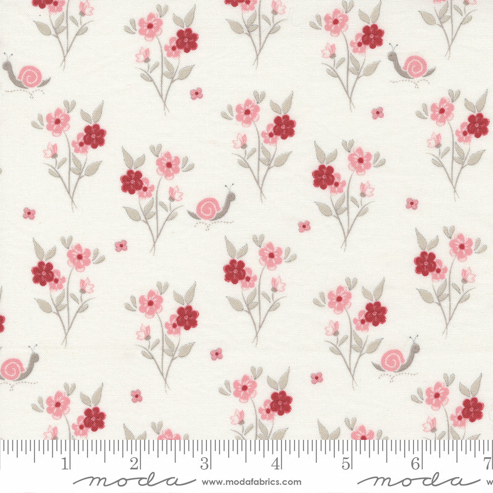 The Flower Farm patterned cotton quilting fabric by Moda