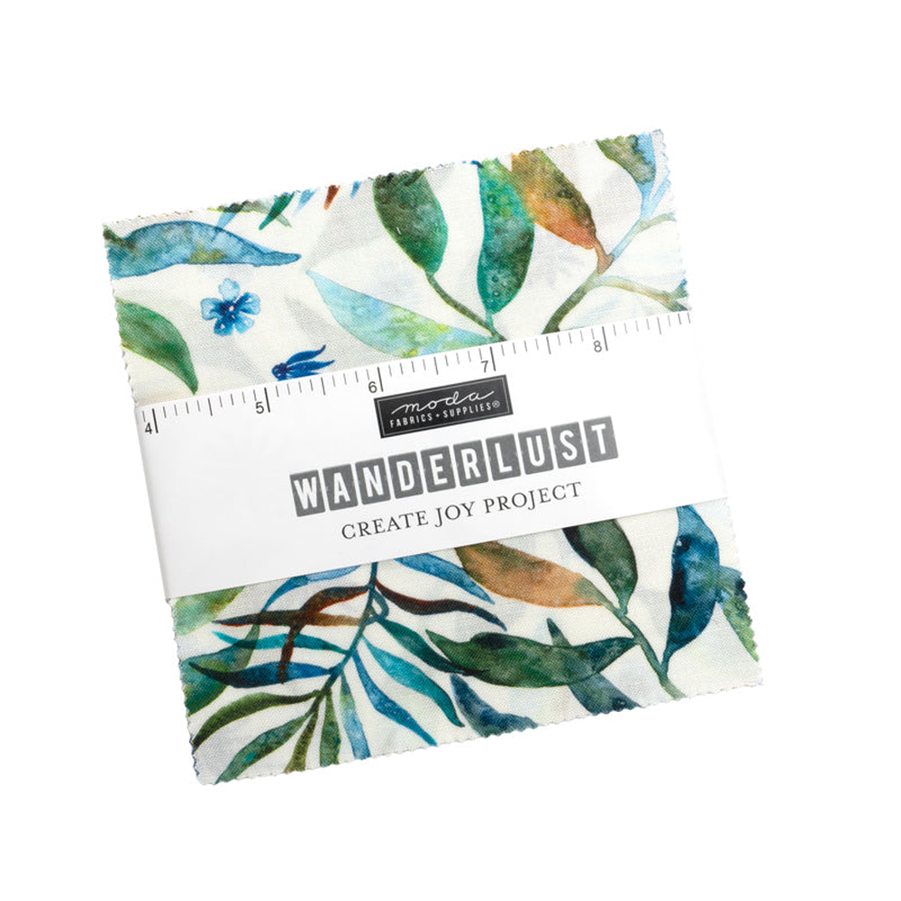 Wanderlust patterned cotton quilting fabric by Moda