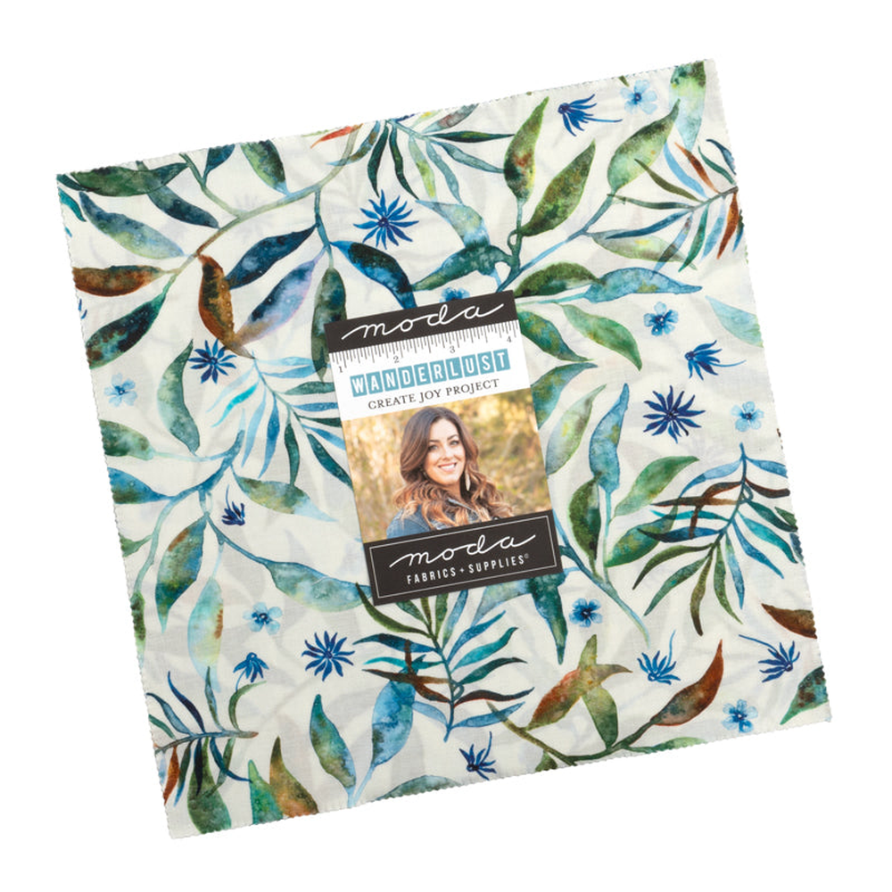 Wanderlust patterned cotton quilting fabric by Moda