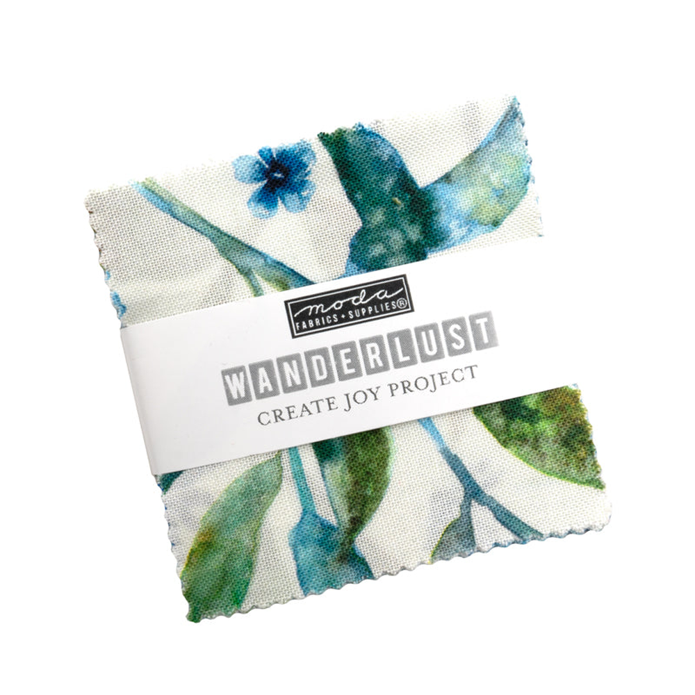 Wanderlust patterned cotton quilting fabric by Moda