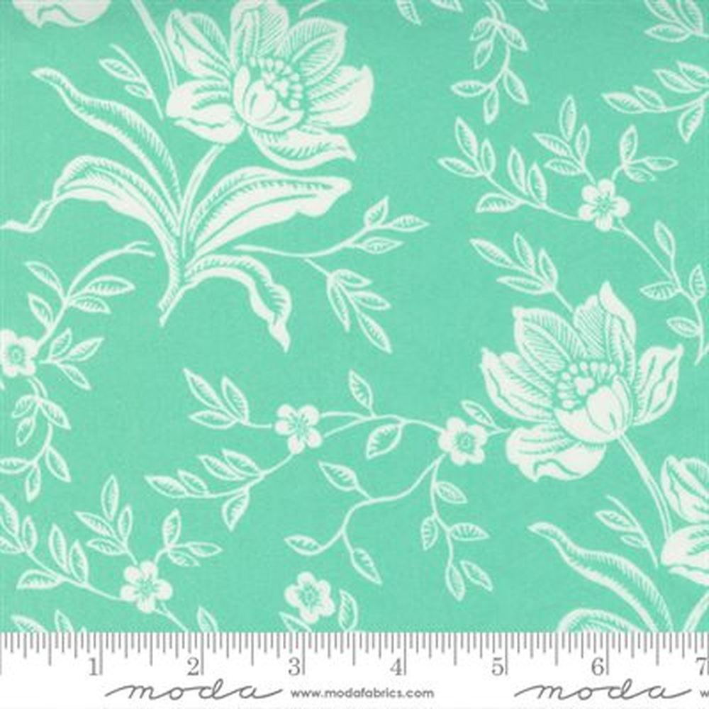 Moda Woodcut Floral BackingFabric 108" Wide, 0.5m