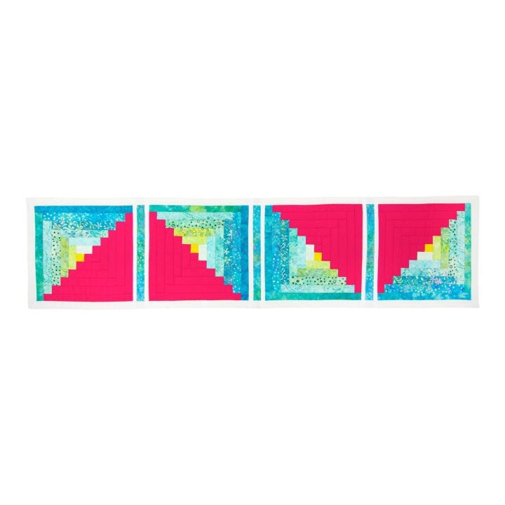 June  Tailor  Quilt-As-You-Go Kit Northwoods Table Runner 4 block Pack