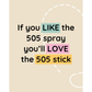 Odif 505 Temporary Adhesive Stick - fabric adhesive and bonding agent - in use