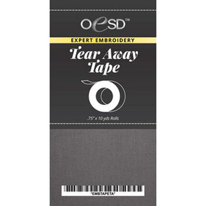 OESD Tear Away Embroidery Tape 3/4 Inch Roll of 20 Yards