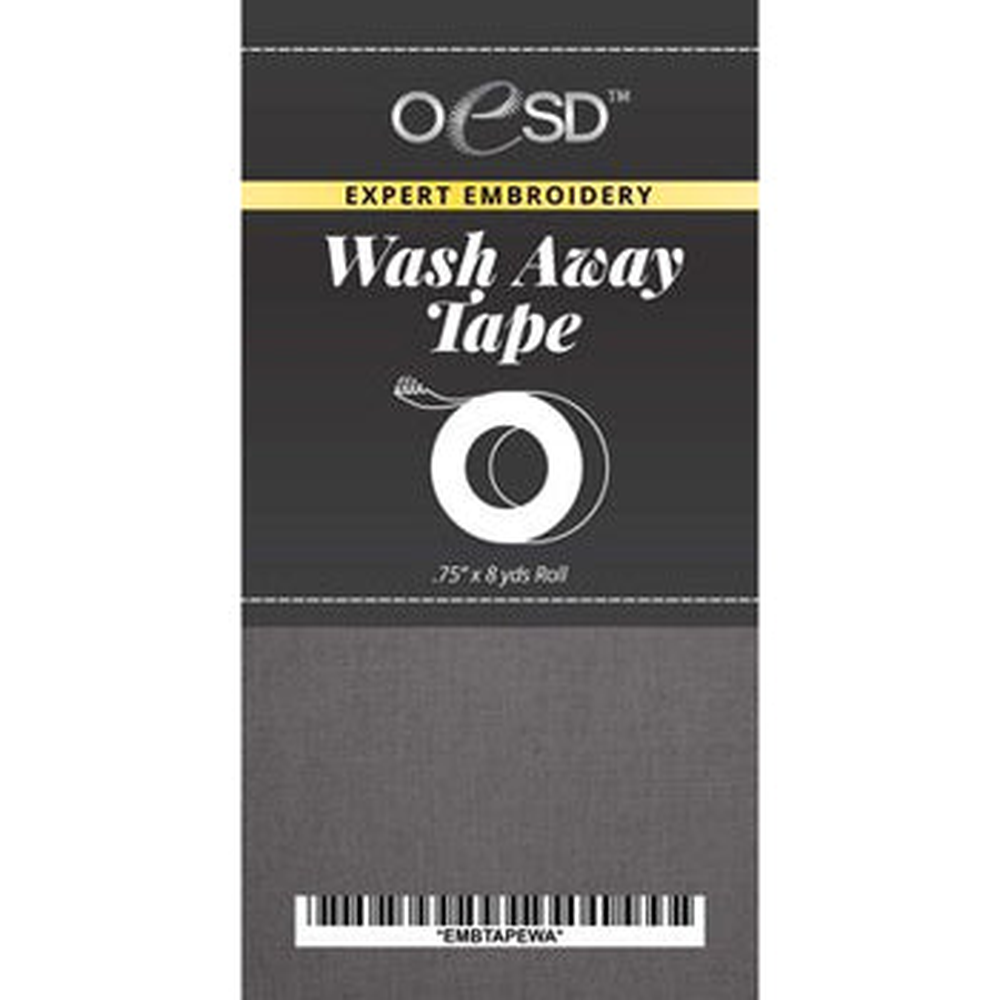 OESD Wash Away Embroidery Tape 3/4 Inch Roll of 8 Yards