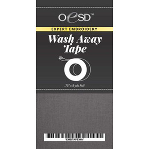 OESD Wash Away Embroidery Tape 3/4 Inch Roll of 8 Yards