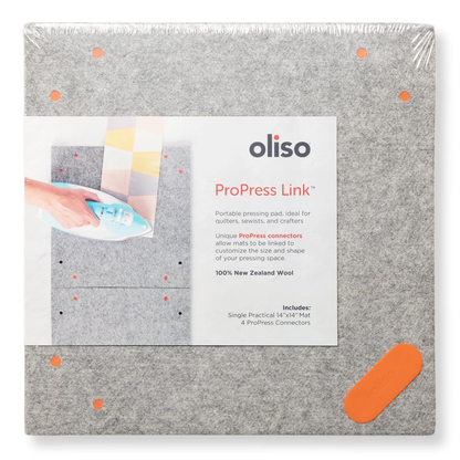 Oliso Pro Press Link Portable Pressing Mat - fabric pressing and ironing aid