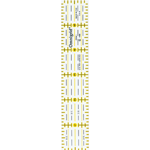 Omnigrid 1" x 6" Ruler - quilting ruler and template